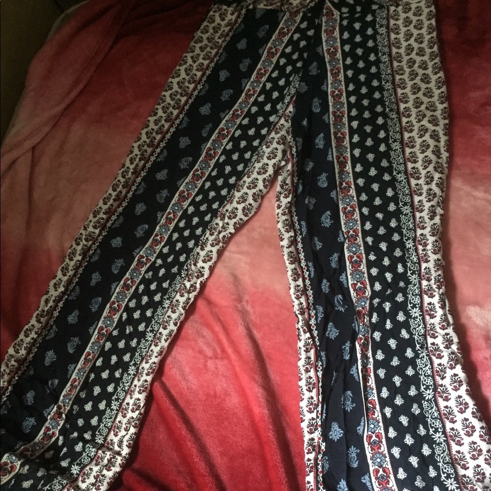 Floral patterned pants